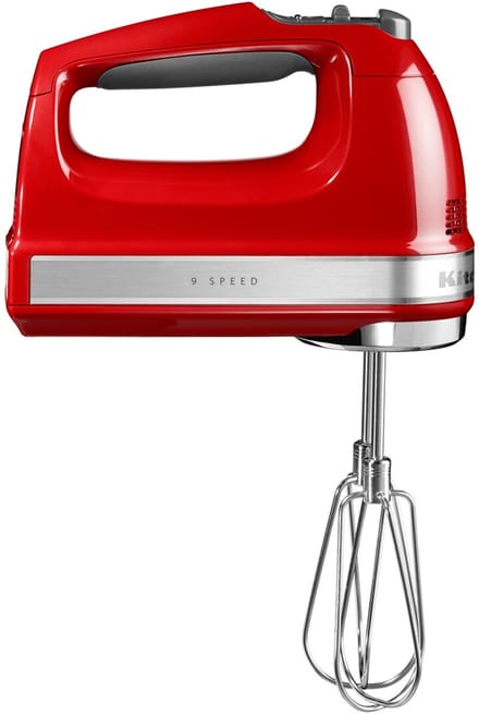 KitchenAid Artisan 5KHM9212EER - Handmixer - 85 W - Keizer Rood - 9 Snelheden