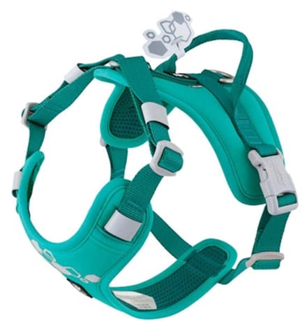 Hurtta Weekend Warrior Eco Harness 2 - Peacock - 65-80 cm