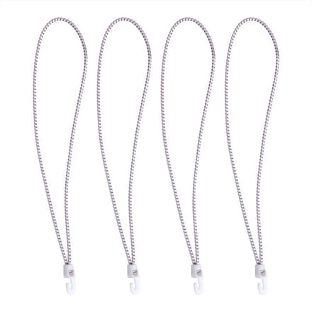 Seilflechter Elastieken Met Nylon Haak – 4 Mm X 35 Cm (set Van 4)
