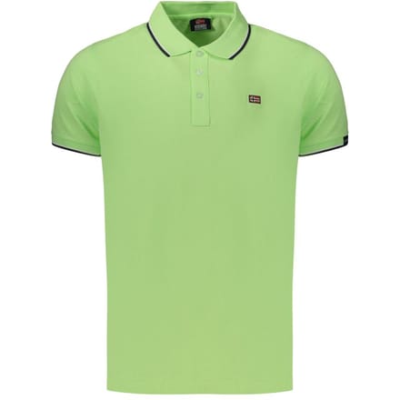 Noorwegen 1963 Groene Katoenen Herenshirt