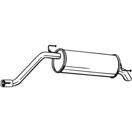Geluiddemper achter BOSAL 148-143