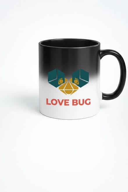 Magische Mok 'Love Bug' | Warmte Onthult Liefdesbeestje Design
