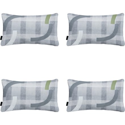 Madison - Sierkussen Tess sage - Ca. 30x50 cm - Set van 4