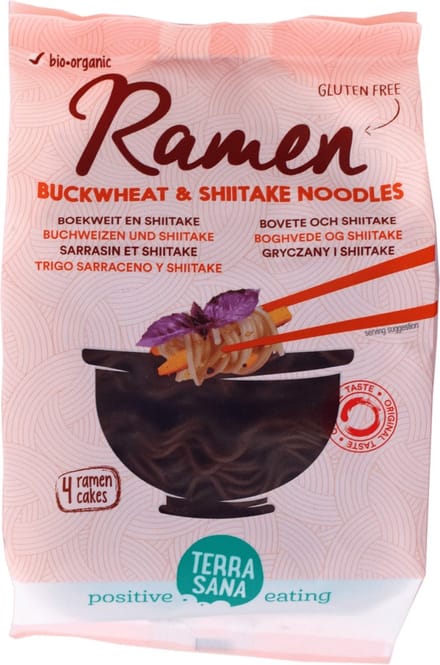 TerraSana Ramen boekweit shiitake bio 280 Gram