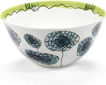 MARNI Midnightflowers - Serveerkom L Anemone vaniglia 25 cm