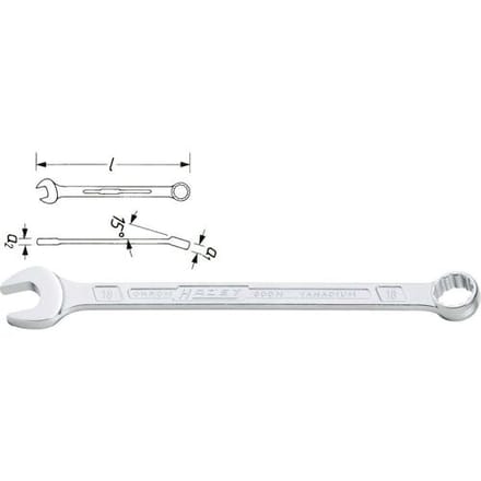 Hazet 600N-60 600N-60 Ring-steeksleutel Sleutelbreedte (metrisch) 60 mm