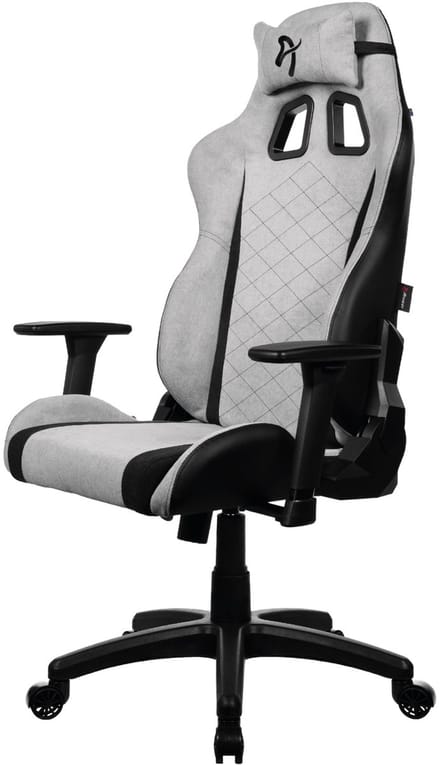 Arozzi Avanti Gamingstoel - Soft Fabric™ - Lichtgrijs