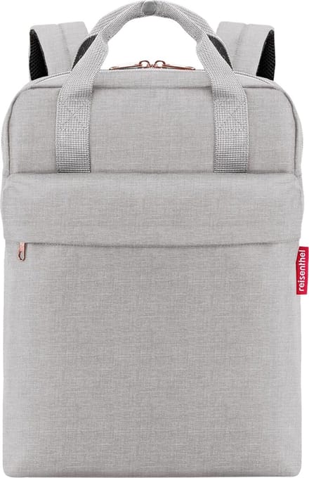 Reisenthel Allday Backpack M Rugzak - 15L - Twist Sky Rose Grijs