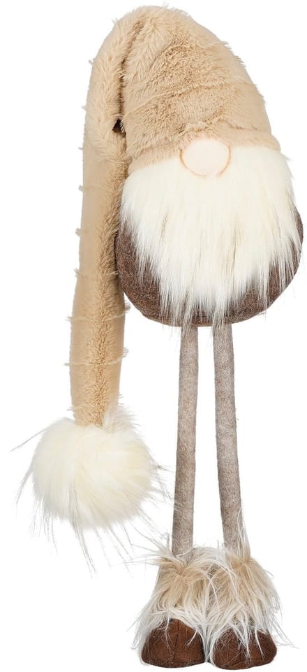 Mica Decorations Kerstdecoratie Gnoom - L19 x B16 x H54 - Bruin