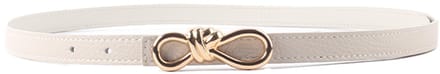Giuliano Lederen riem - Made in Italy - Beige