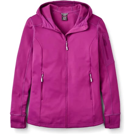 Fleece met capuchon en volledige rits voor dames Rab Modulus