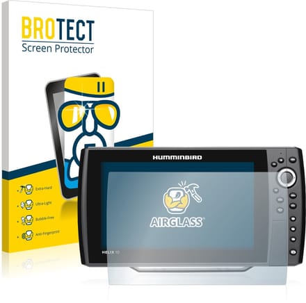 Screenprotector voor Humminbird Helix 10 Beschermglas transparant