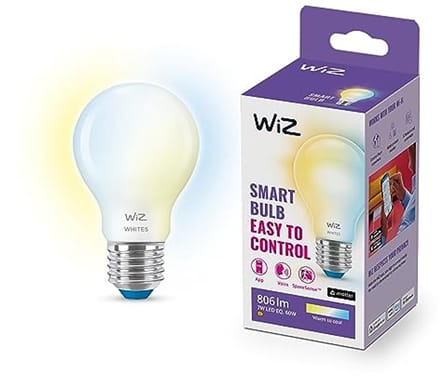Slimme LED Lamp E27 - Warm tot Koelwit Licht - 60W Mat - Wi-Fi Verlichting
