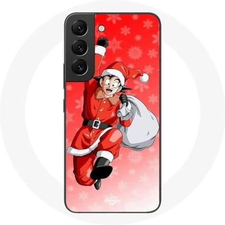 Coque - Maniacase - Samsung Galaxy S21 FE - Anime Son Goku - Protection - Souple noir