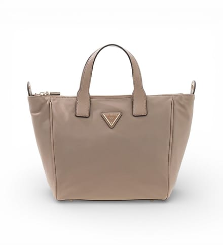 GUESS handtas schoudertas Follie Tote Taupe