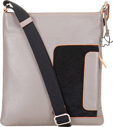 Mywalit Schoudertas leer 22 cm - Dames - fumo