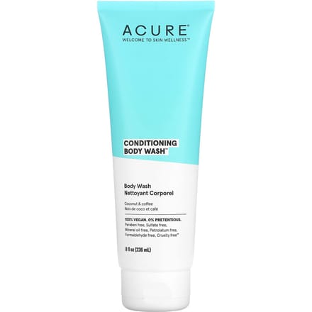 ACURE, Conditioning Body Wash, Coconut and Coffee, 8 fl oz (236 ml) blue