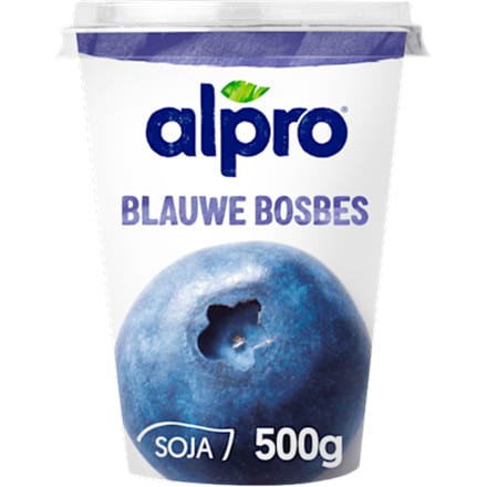 Plantaardige Variatie Yoghurt Bosbes
