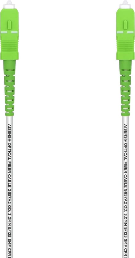 AISENS A152-0495 InfiniBand en Glasvezelkabel 3 m SC Wit