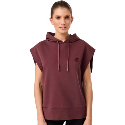Mouwloos sweatshirt met capuchon voor dames Mandala