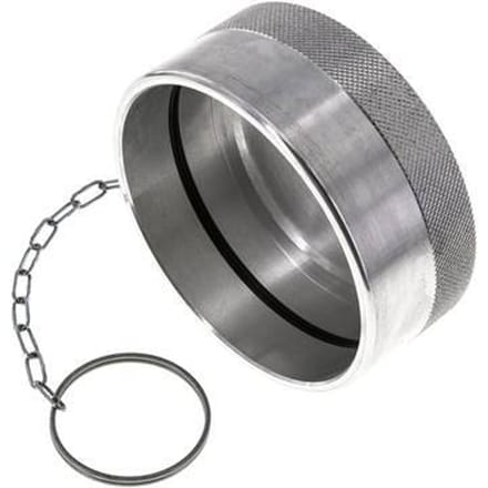 103 mm Aluminium Stofbeschermingskap voor snelkoppeling met ketting
