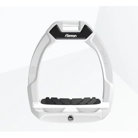 Veiligheid stijgbeugels Paardrijden Incliné Grip Wit/Wit/Wit Flex-On Safe-On