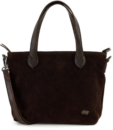Bear Design Wietske Suede Leren Handtas - Bruin
