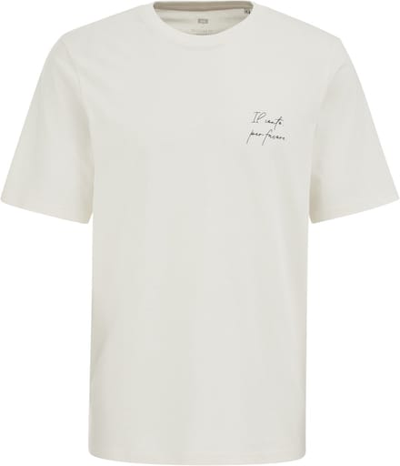WE Fashion Heren regular fit T-shirt met print