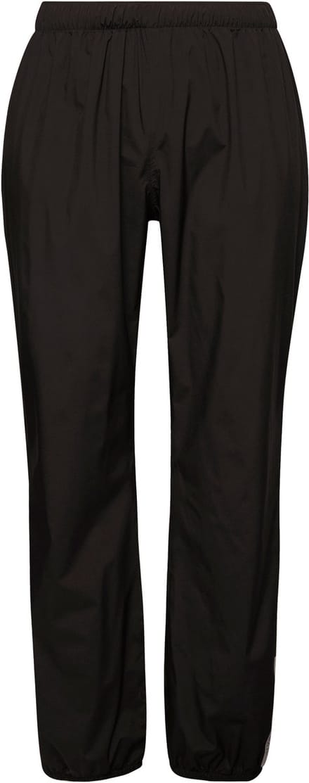 Ulla Popken - Dames - Regenbroek waterdicht reflecterende biezen - Zwart - Maat 46+