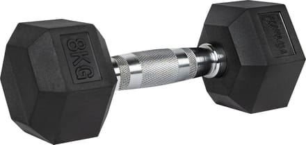 VirtuFit Hexa Dumbbell Pro - 8 kg - Hexagon Dumbbell - Krachttraining - Per Stuk