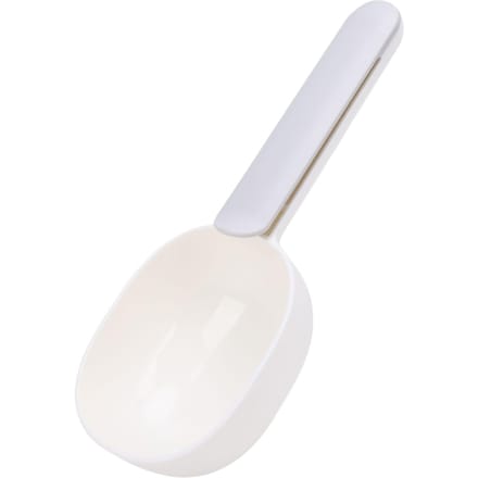 Hondenvoer Schep met Clip ABS Plastic Multifunctionele Hondenvoer Maatbeker voor Hond Kat white
