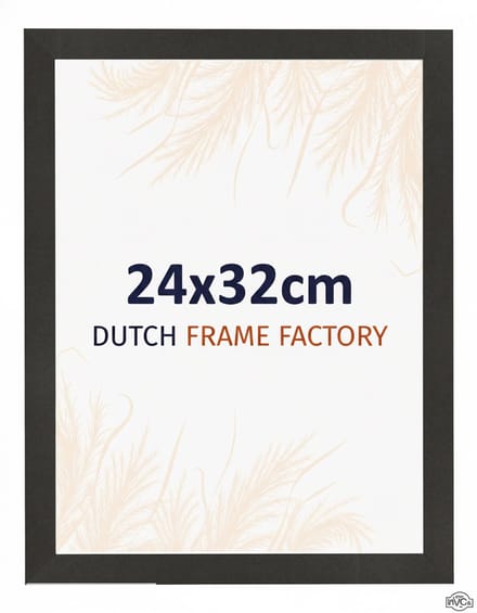 Fotolijst 24x32 cm - MDF - Zwart Mat - Benno