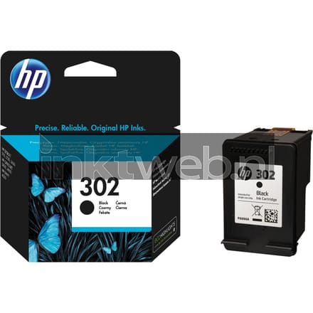 Inktcartridge hp f6u66ae 302 zwart