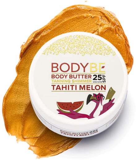 Body Butter SPF 25 met Glinsterend Effect – Tahiti Melon
