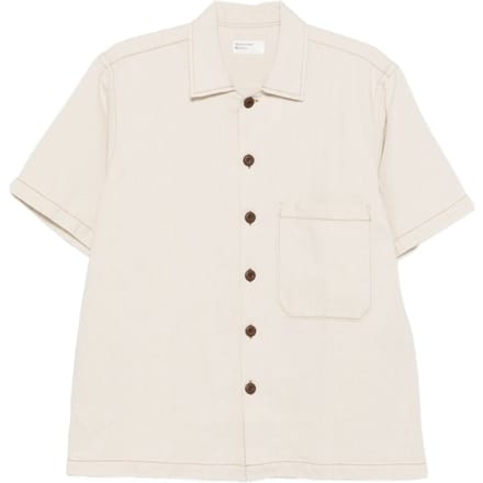 Universal Works beige man shirt