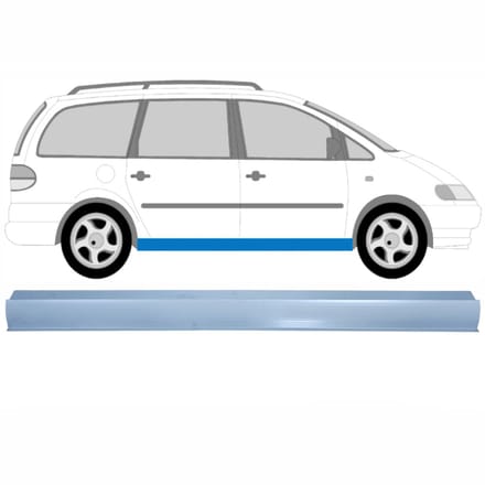 Reparatie dorpel voor Ford Galaxy 1995-2010 / Links = Rechts (symmetrisch)