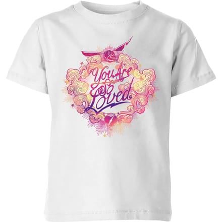 Harry Potter You Are So Loved kinder t-shirt - Wit - 98/104 (3-4 jaar)