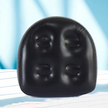 Kussen – Opblaasbare massagemat voor spa/bad – Zwart – Set van 2