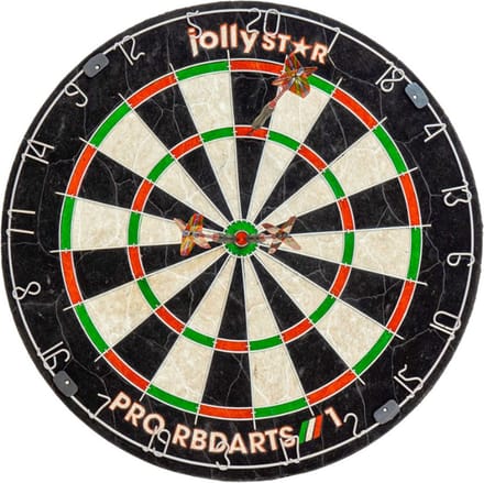 RB Darts Dartboard Pro - professioneel dartsbord - 451x38mm - Sisal