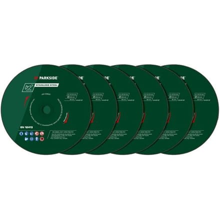 PARKSIDE Slijpschijven 230 mm (RVS slijpschijven 6 stuks)