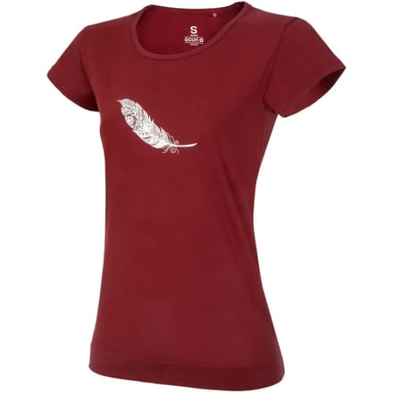 Dames-T-shirt Ocun Classic T Organic Feather