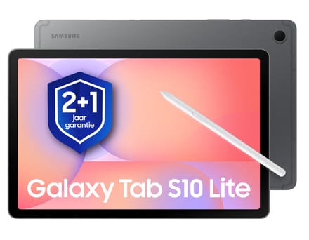 Samsung Galaxy Tab S10 Lite - 5G - 128GB - Gray + 1 jaar extra garantie