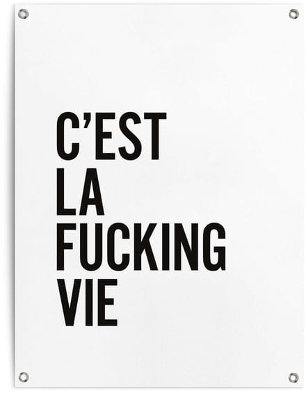 Tuinposter Het leven - 80 x 60 - Canvas - REINDERS