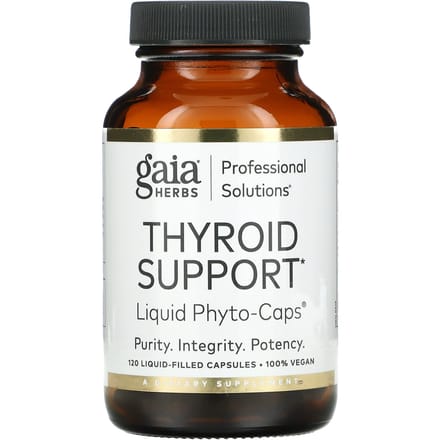 Gaia Herbs Professionele Oplossingen, Schildklier Ondersteuning, 120 Vloeibare Capsules