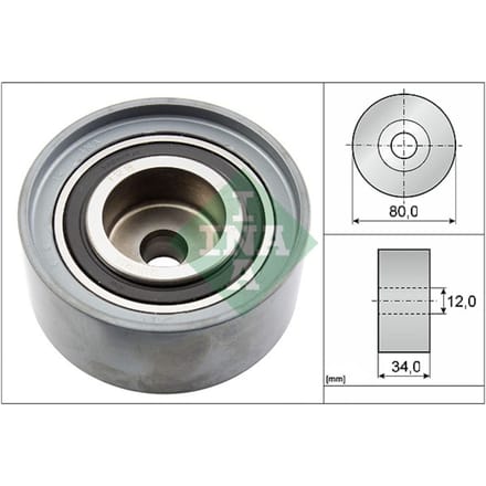 Schaeffler Ina Geleiderol, distributieriem INA 532 0527 10