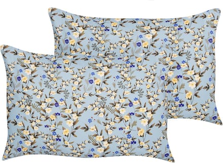 VALLORIA - Buitenkussen set van 2 - Lichtblauw - Polyester