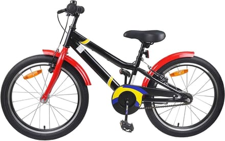 Kinderfiets - Jongensfiets Meisjesfiets - Stadsritten Avontuur - Stevig Stalen Frame - 20 inch - Blauw Wit