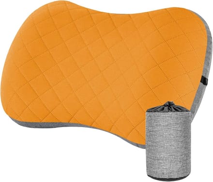 Comfortabel en Verstelbaar Opblaasbaar Reiskussen voor Camping en Reizen