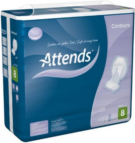 ATTENDS Contours Regular 8 - 8 pakken van 28 stuks