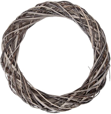 Clayre & Eef Krans Ø 50x9 cm Bruin Rotan